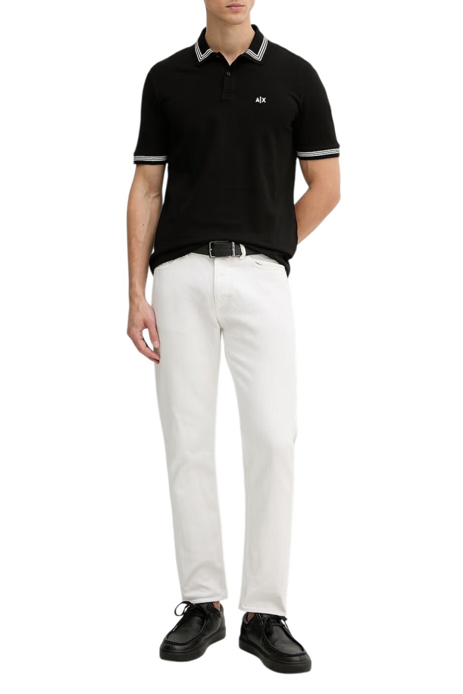 Мужской Armani Exchange Поло из натурального хлопка (цвет ), артикул XM002343-AF10366 | Фото 3