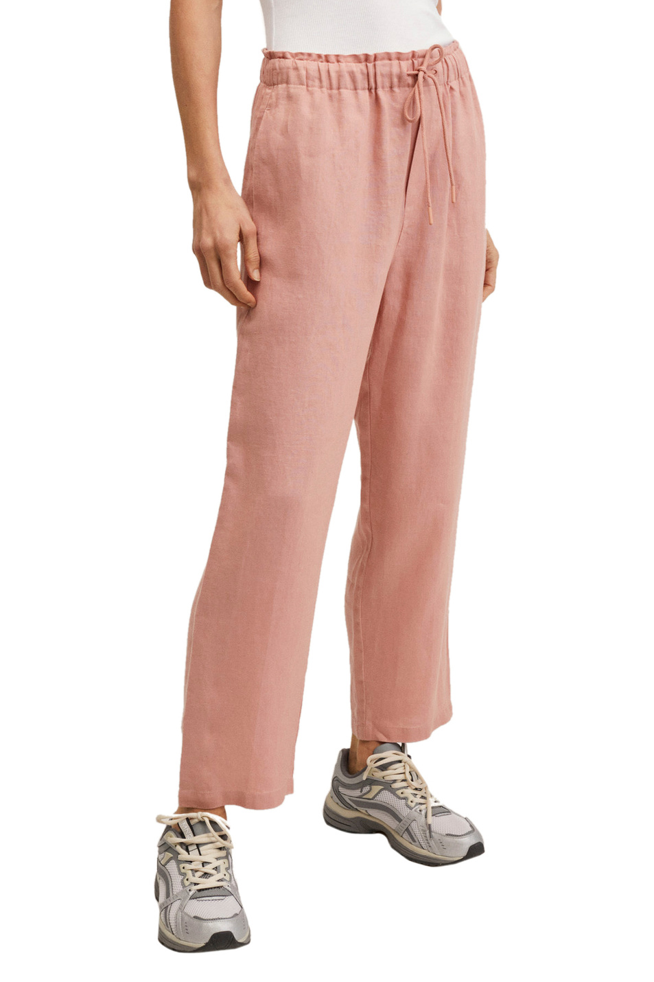 Женский Mango Брюки LINEN из чистого льна (цвет ), артикул 27067105 | Фото 3
