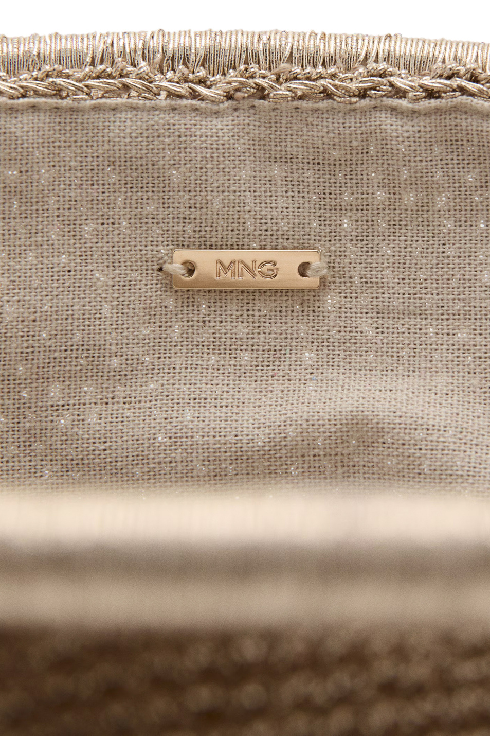 Женский Mango Клатч CORFU из люрекса (цвет ), артикул 27065929 | Фото 3