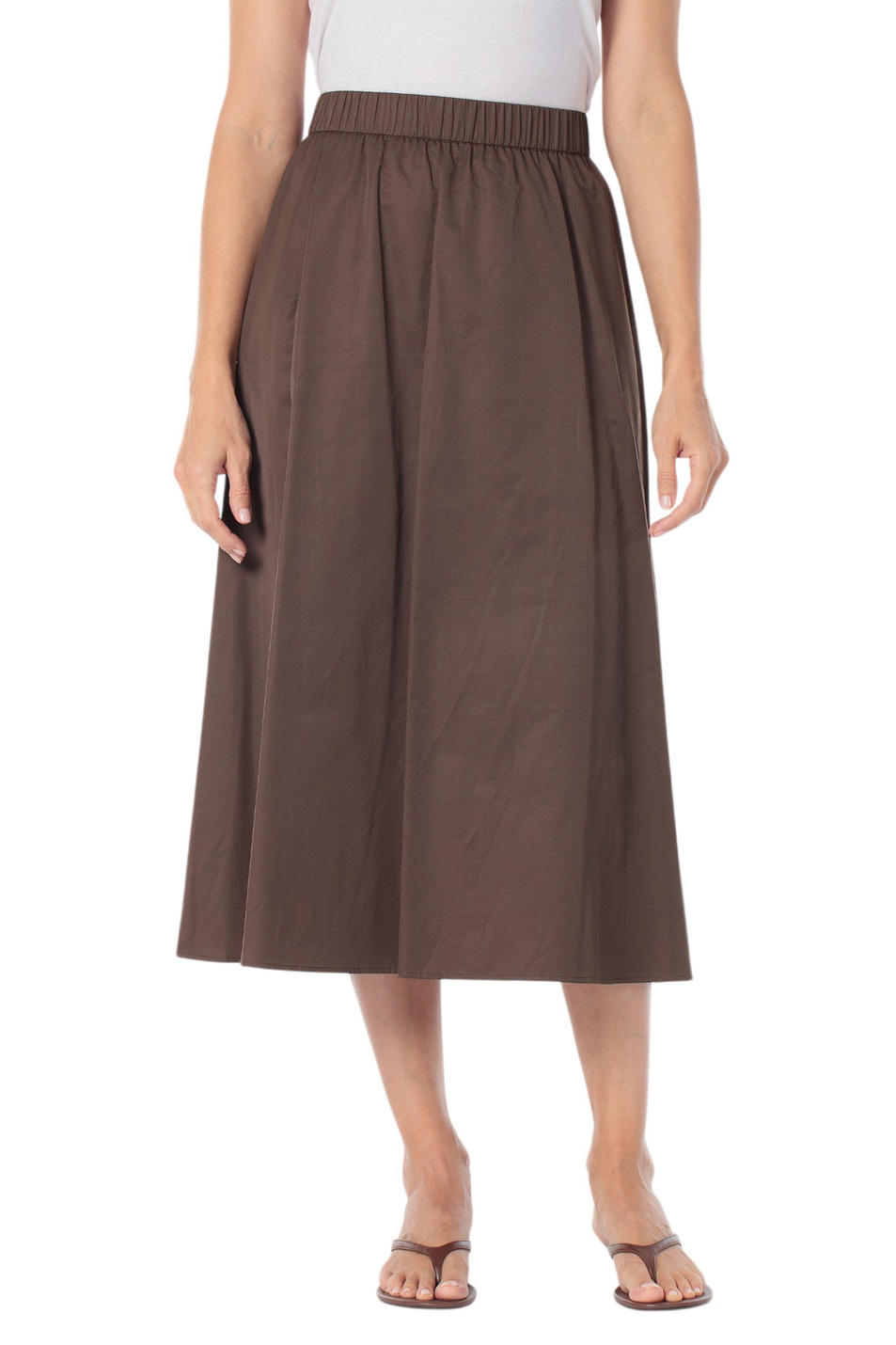 Женский Gerry Weber Юбка-миди однотонная (цвет ), артикул N65685 | Фото 1