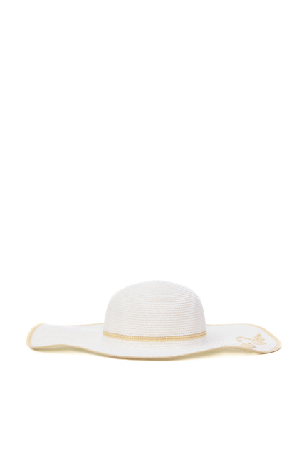 Шляпа с контрастным логотипом|Основной цвет:Белый|Артикул:2A3103T0300 | Фото 1