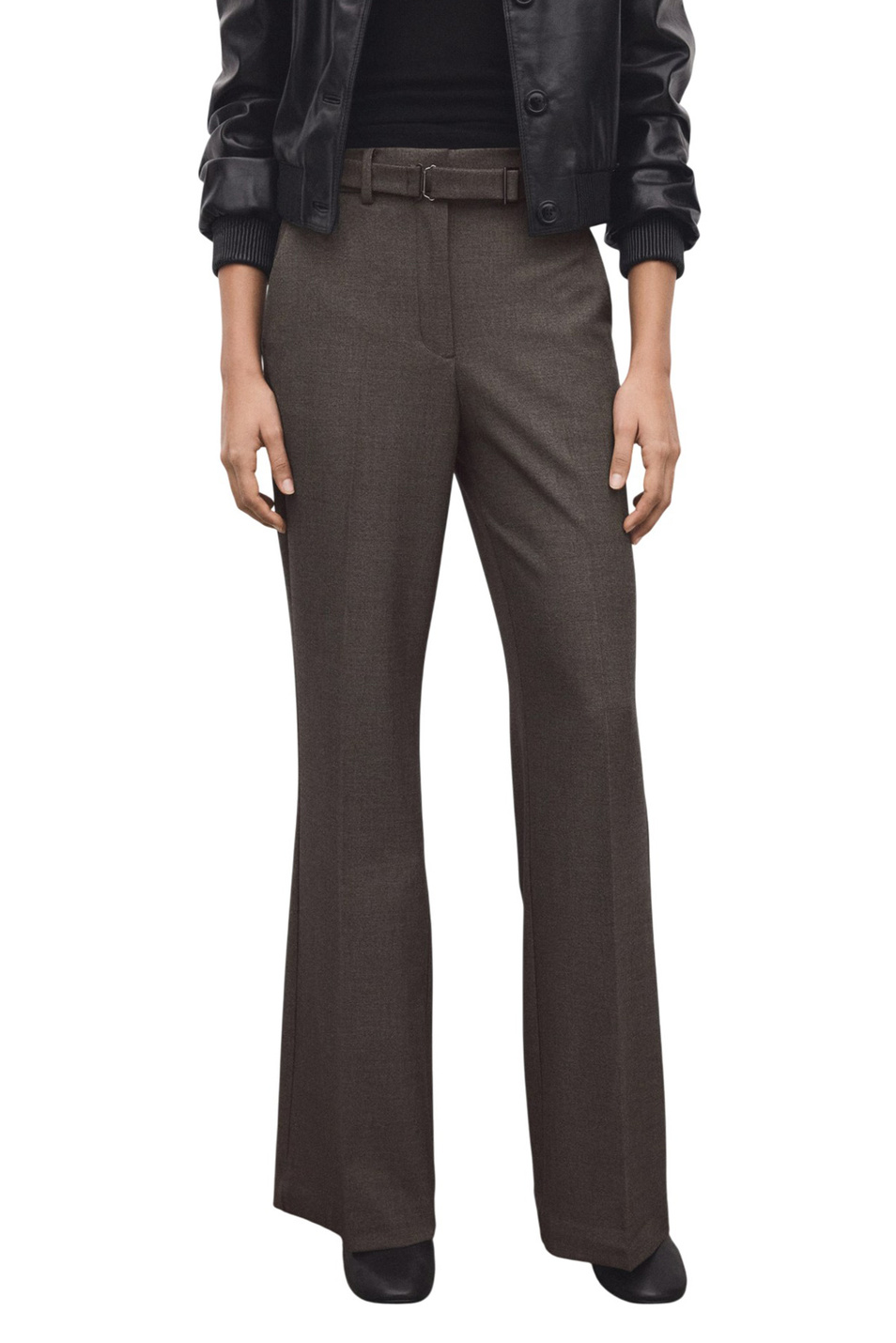 Женский Mango Брюки CARLOTA прямого кроя с поясом (цвет ), артикул 27081268 | Фото 3