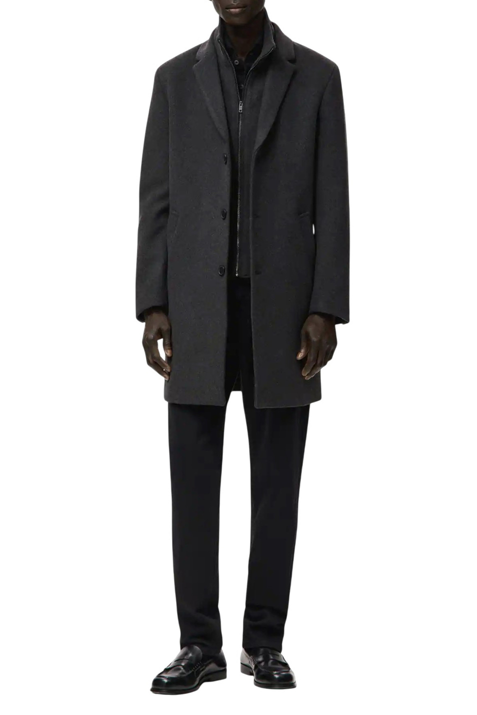Мужской Mango Man Пальто URIEL со съемным внутренним воротником (цвет ), артикул 27941179 | Фото 2