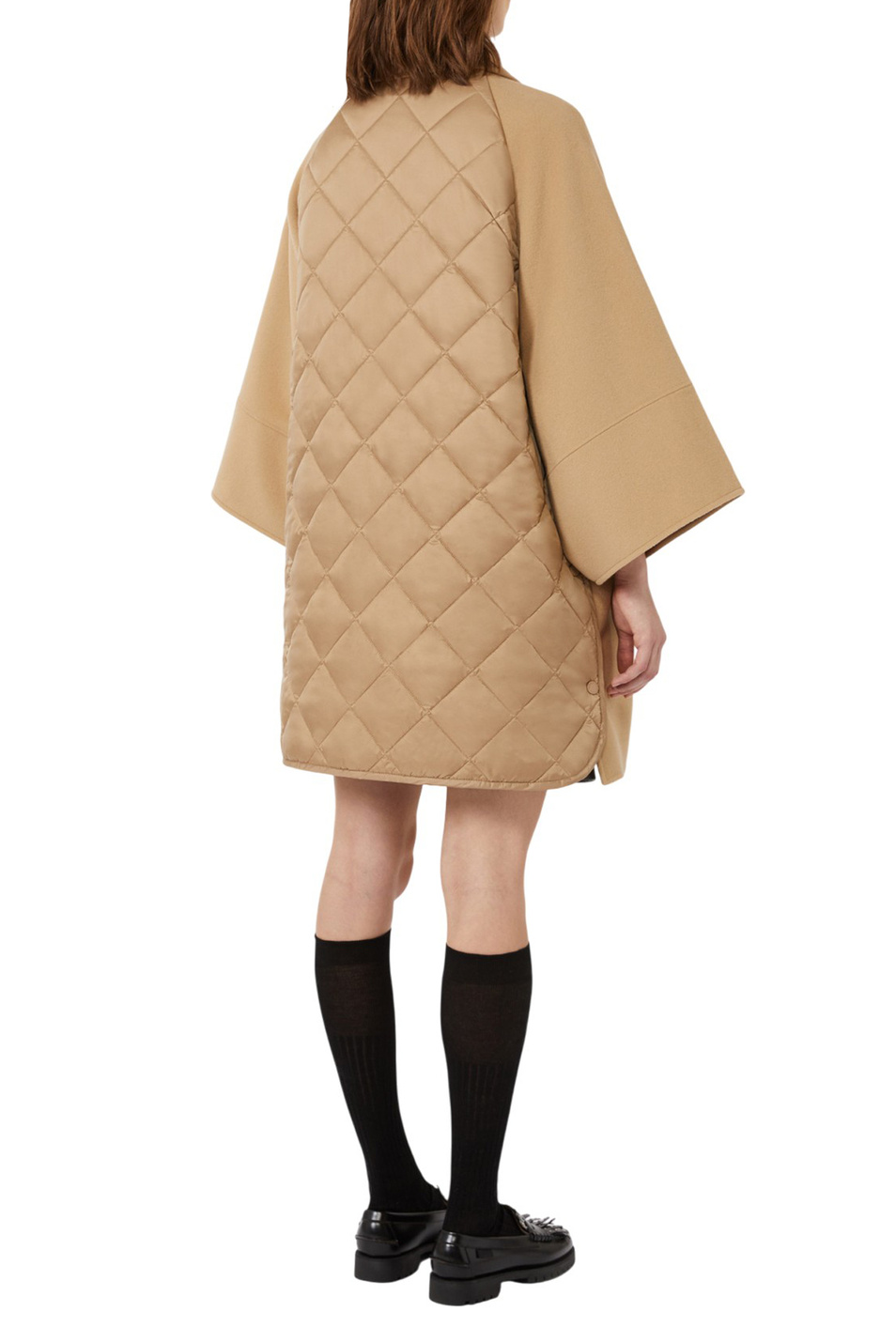 Женский Weekend Max Mara Полупальто RUFO комбинированное (цвет ), артикул 2525496012 | Фото 4