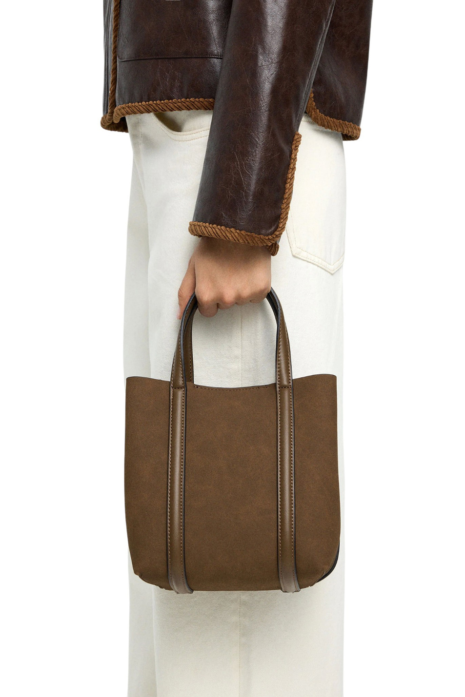 Женский Parfois Сумка из искусственной замши (цвет ), артикул 241874 | Фото 4