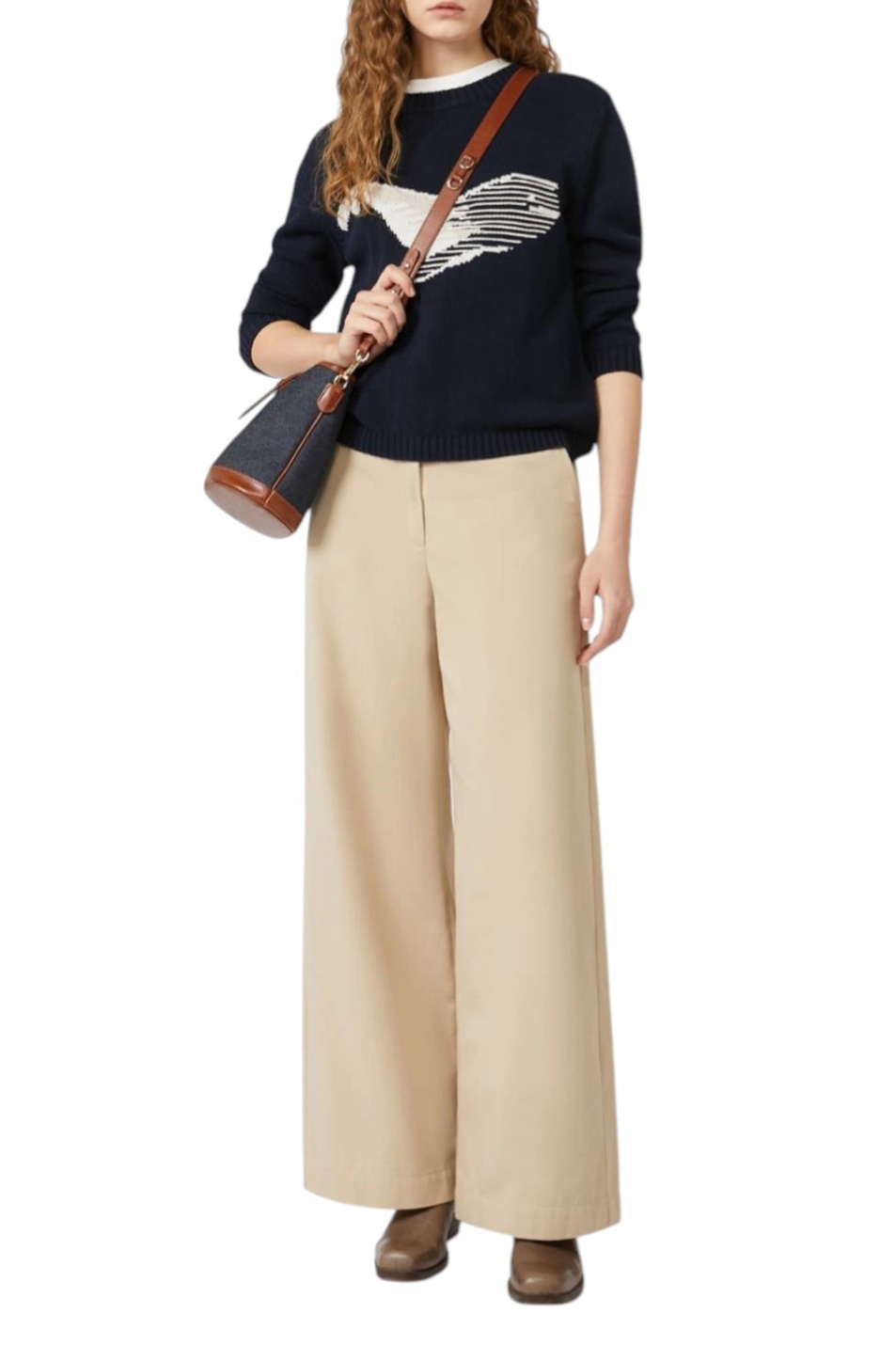 Женский Weekend Max Mara Свитер NESPOLA с принтом и вышивкой (цвет ), артикул 2525366171 | Фото 2