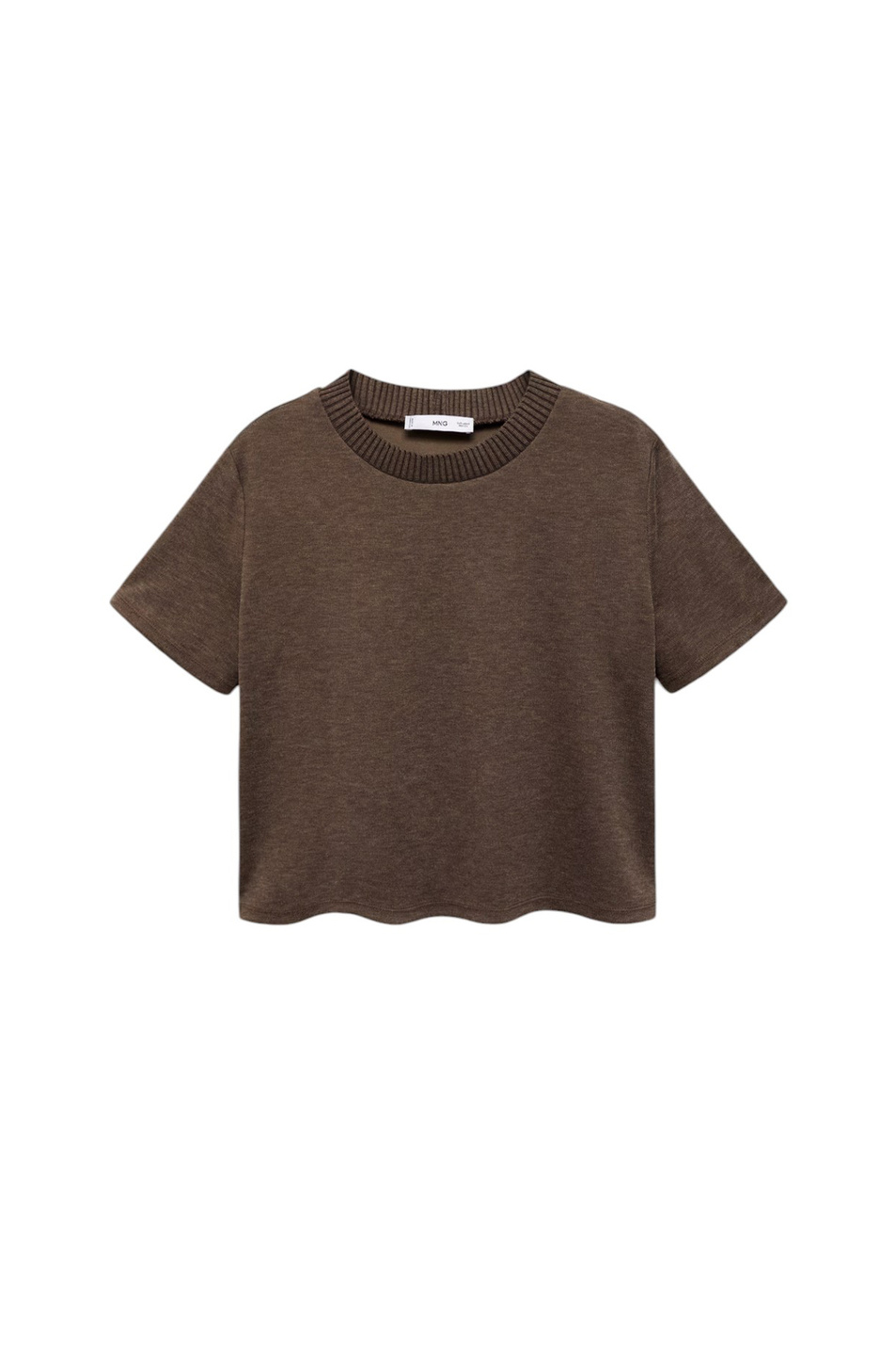 Джемпер WYATT однотонный|Основной цвет:Коричневый Женский Mango Джемпер WYATT однотонный (цвет ), артикул 87090455 | Фото 1