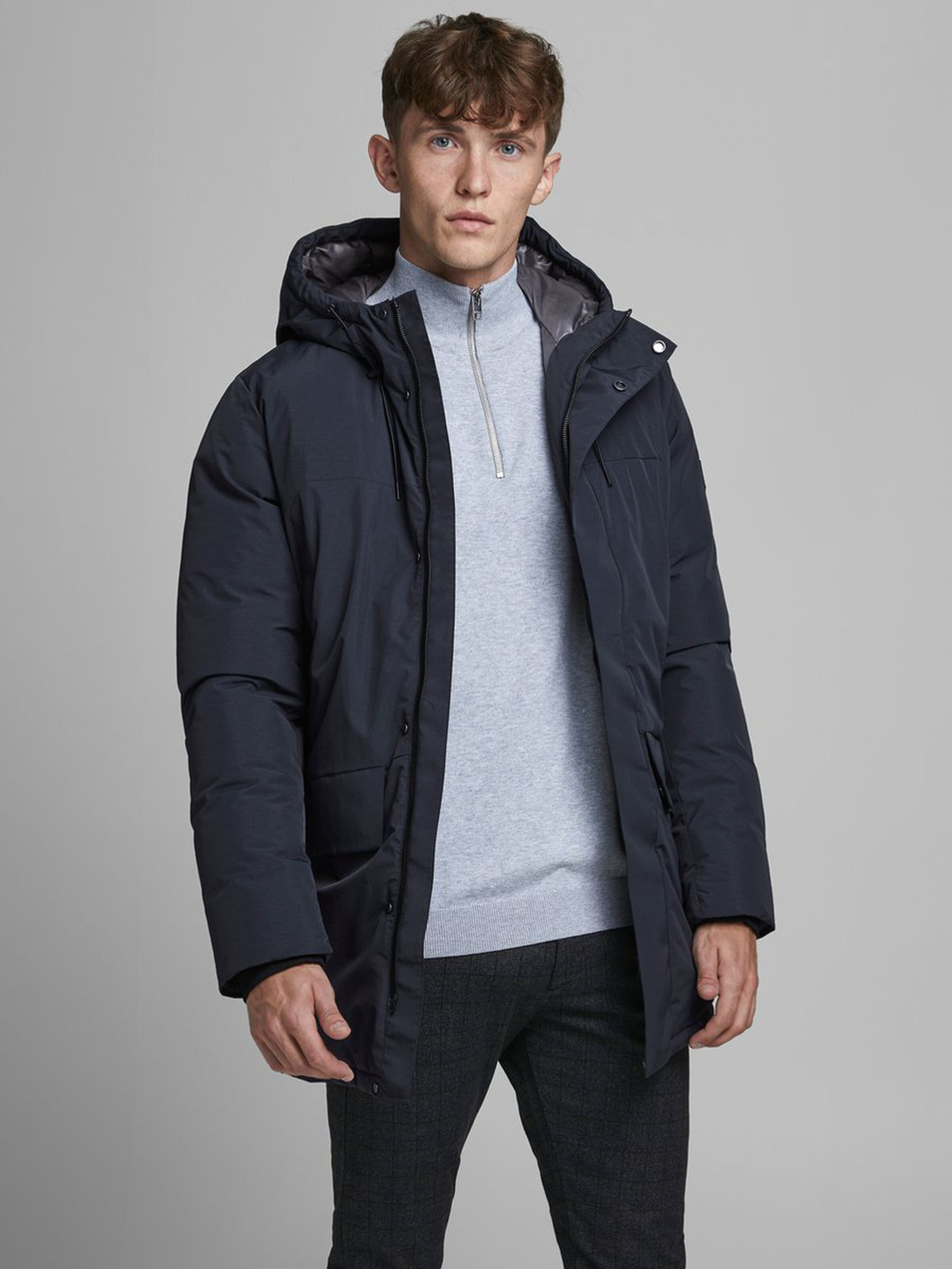 Мужской Jack & Jones Куртка с капюшоном (цвет ), артикул 12173384 | Фото 3