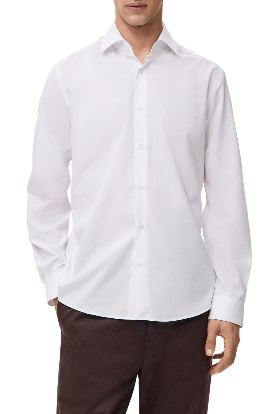 Мужской Mango Man Рубашка PLAY из хлопка (цвет ), артикул 27091290 | Фото 3