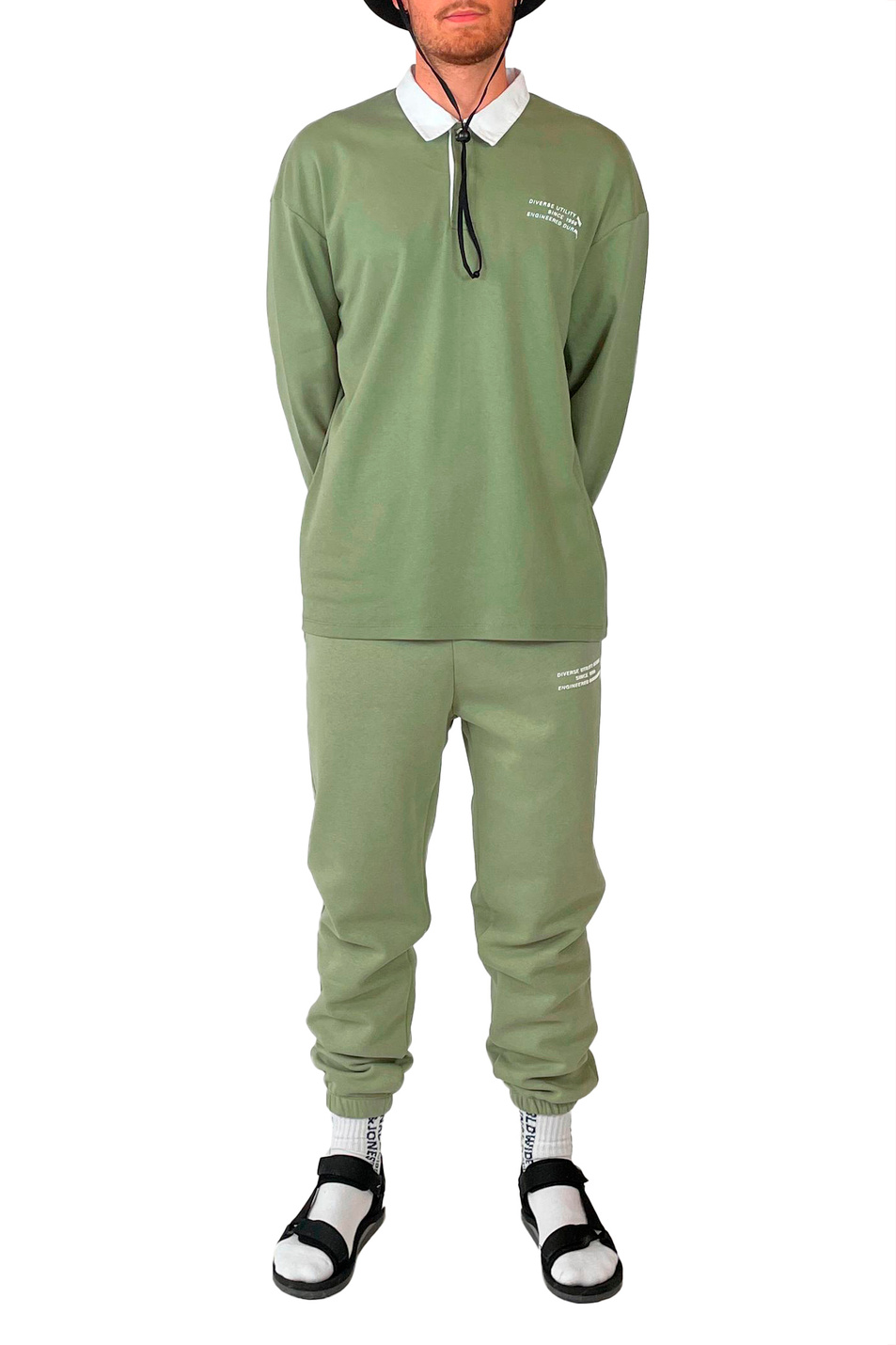 Мужской Jack & Jones Брюки KANE из смесового хлопка (цвет ), артикул 12210525 | Фото 3