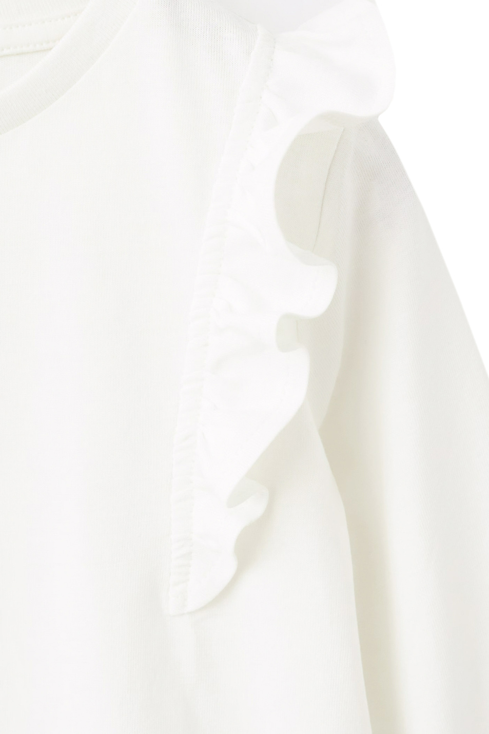 Девочкам Mango Kids Лонгслив ITALY с оборками (цвет ), артикул 27001340 | Фото 4