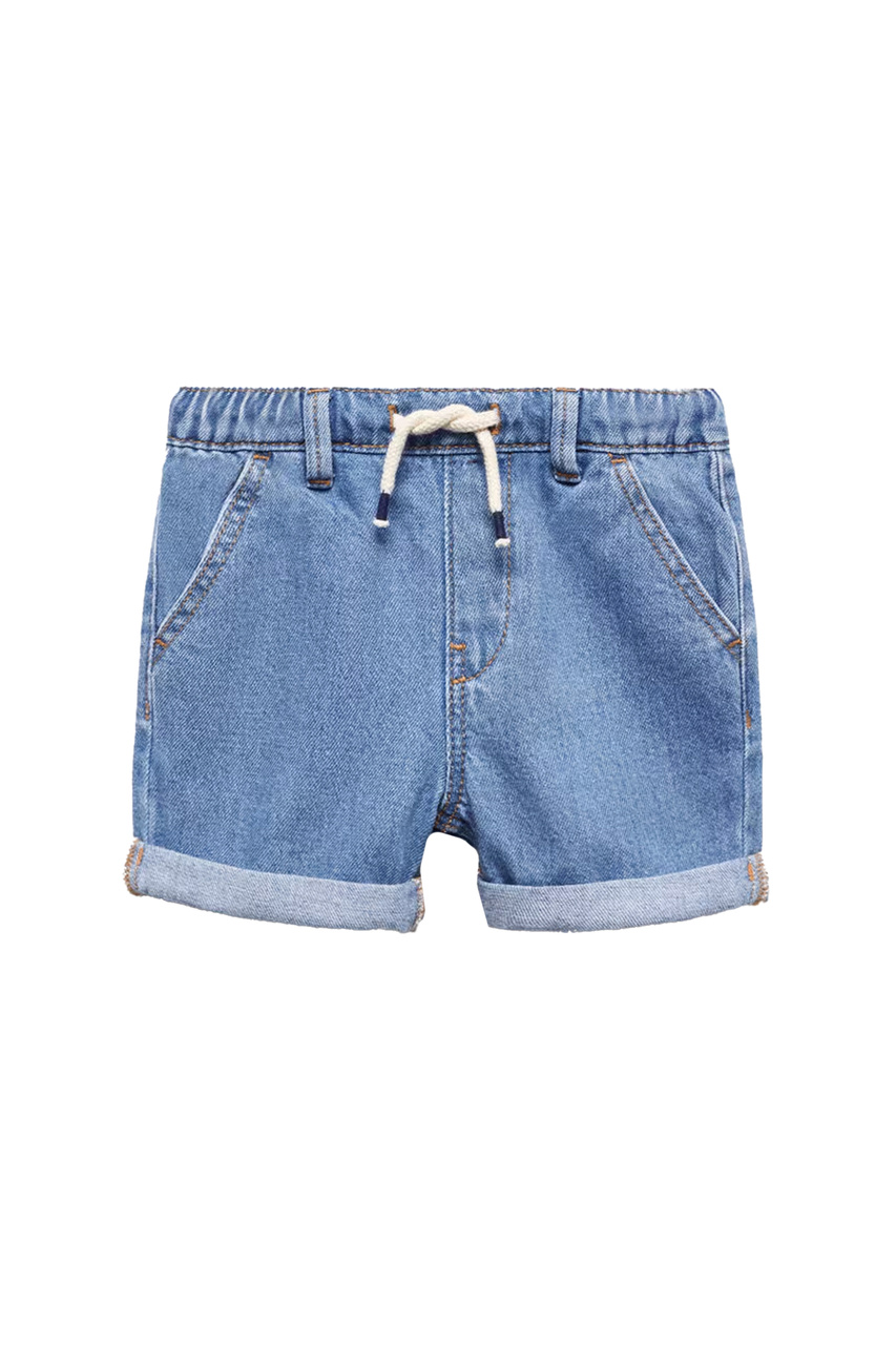 Шорты CANCUN джинсовые из натурального хлопка|Основной цвет:Синий|Артикул:67075989 | Фото 1