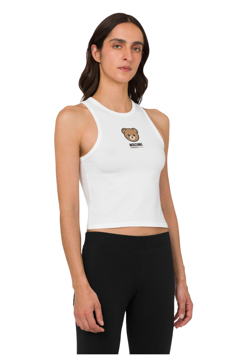 Женский Moschino Топ из эластичного хлопка (цвет ), артикул A8901-4410 | Фото 3