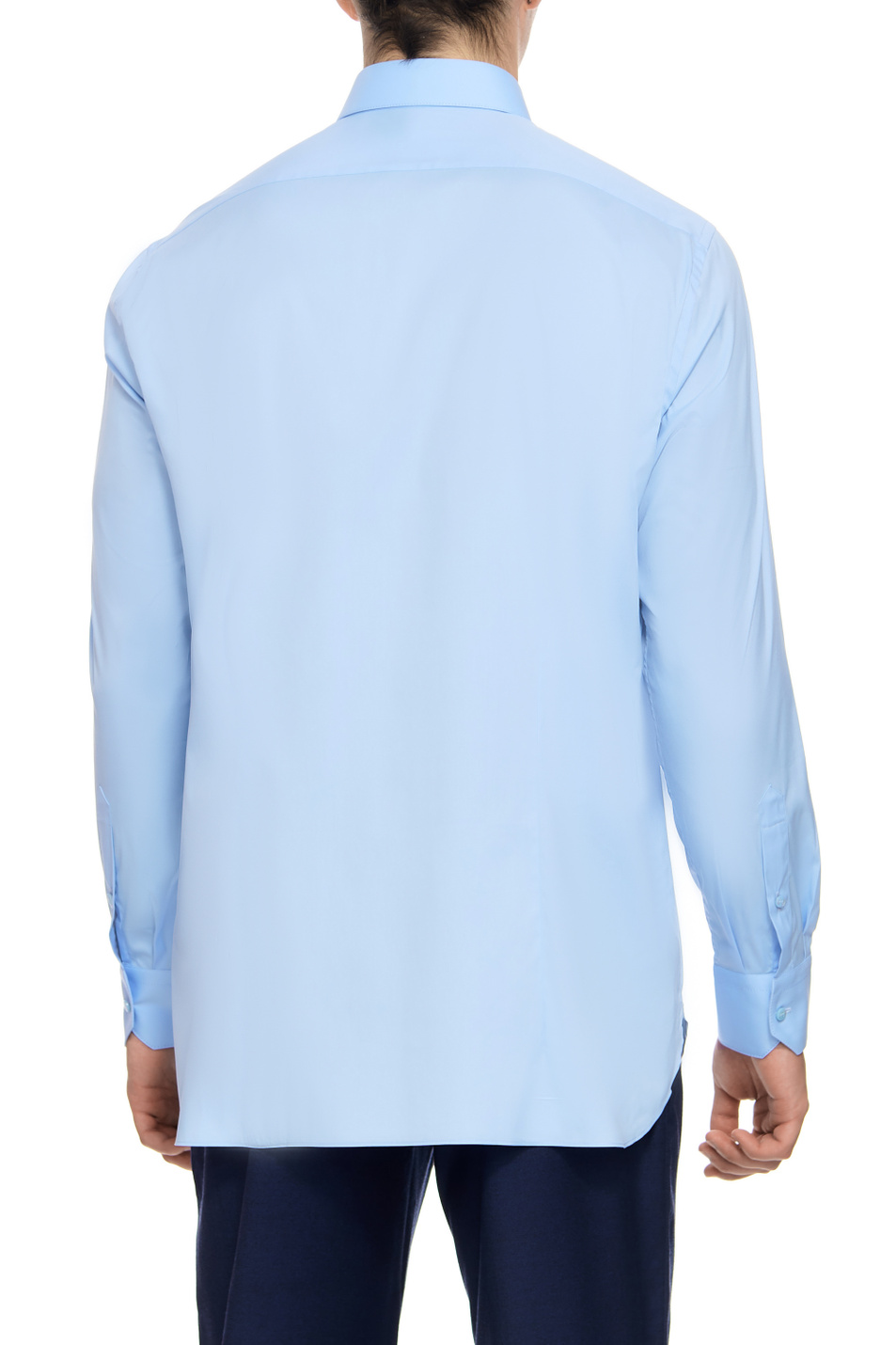 Мужской ZILLI Рубашка однотонная (цвет ), артикул CLAA01ZS13037ZS345108 | Фото 4
