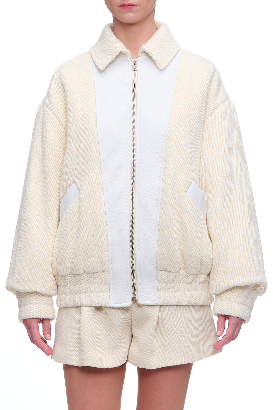 Iro Куртка ANGELLO на молнии с кожаными вставками (цвет ), артикул WP08ANGELLO | Фото 3