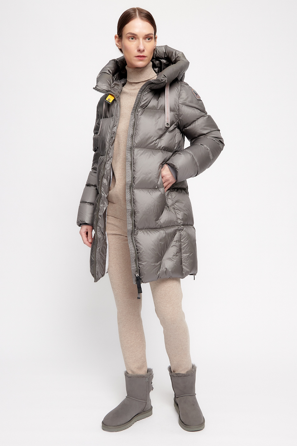 Женский Parajumpers Стеганое пальто JANET с утеплителем из утиного пуха (цвет ), артикул PWJCKHY33 | Фото 3