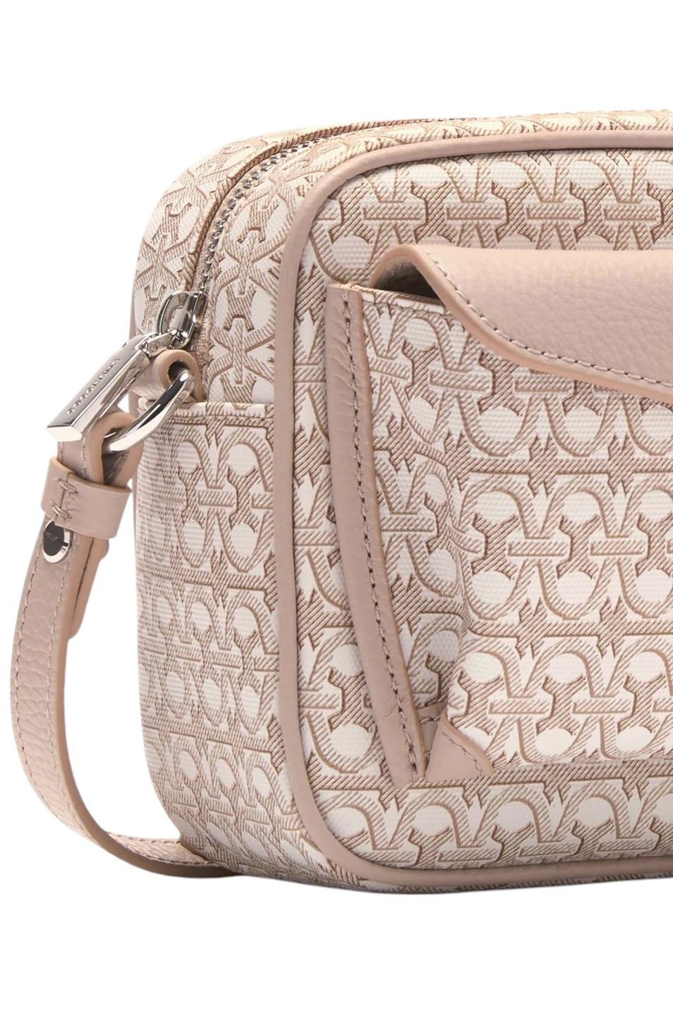 Женский Coccinelle Сумка BEAT COATED MONOGRAM SMALL из комбинированного материала (цвет ), артикул E1S0J150201 | Фото 4