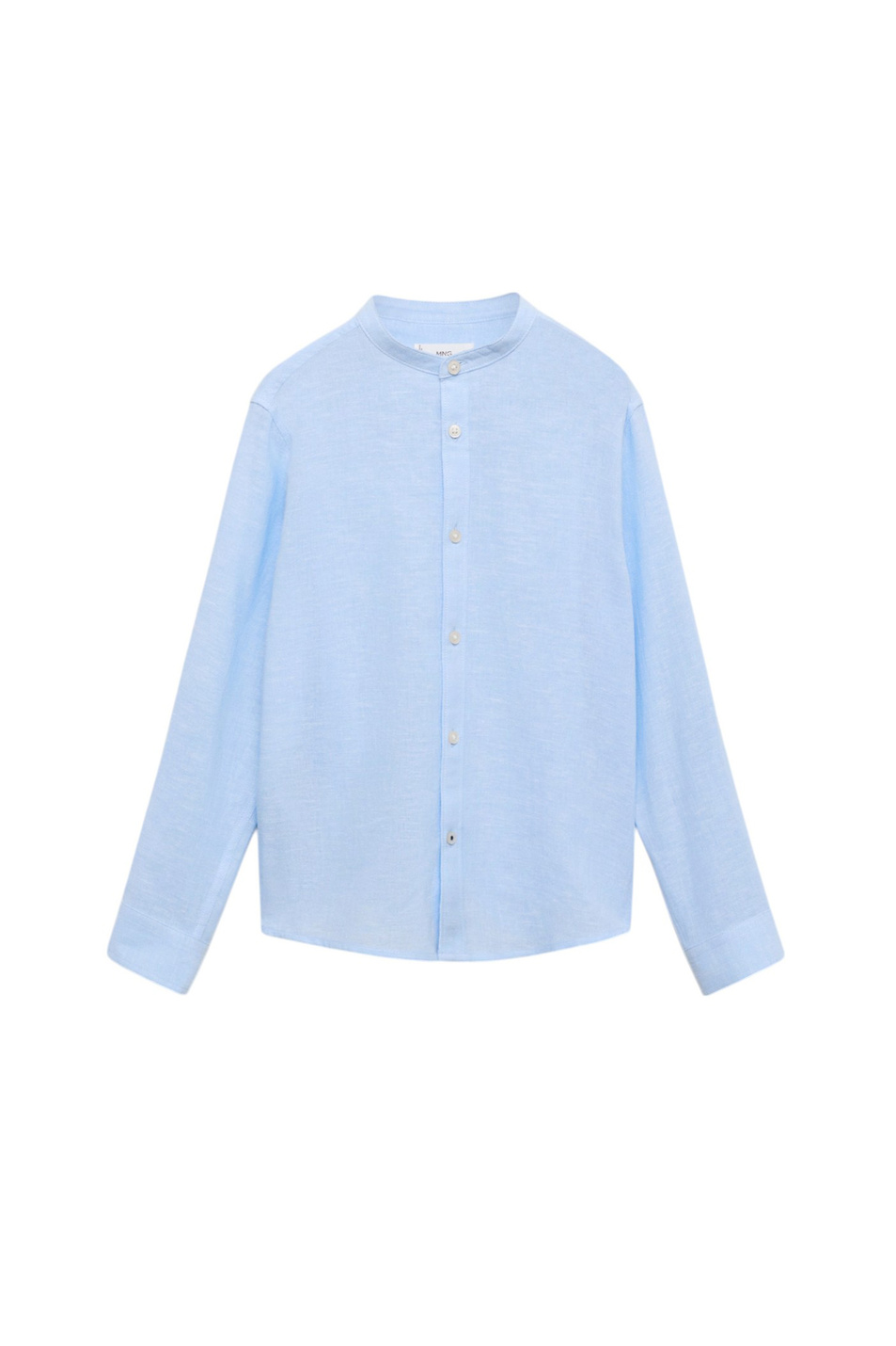 Мальчикам Mango Kids Рубашка ALBERT из хлопка и льна (цвет ), артикул 87094403 | Фото 1