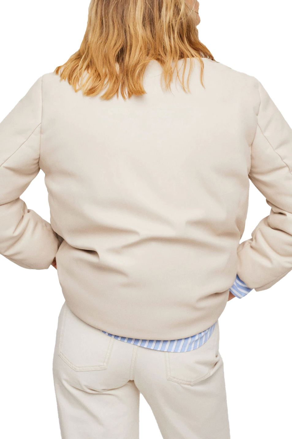 Женский Mango Стеганая куртка CHESTER из искусственной кожи (цвет ), артикул 17925516 | Фото 4