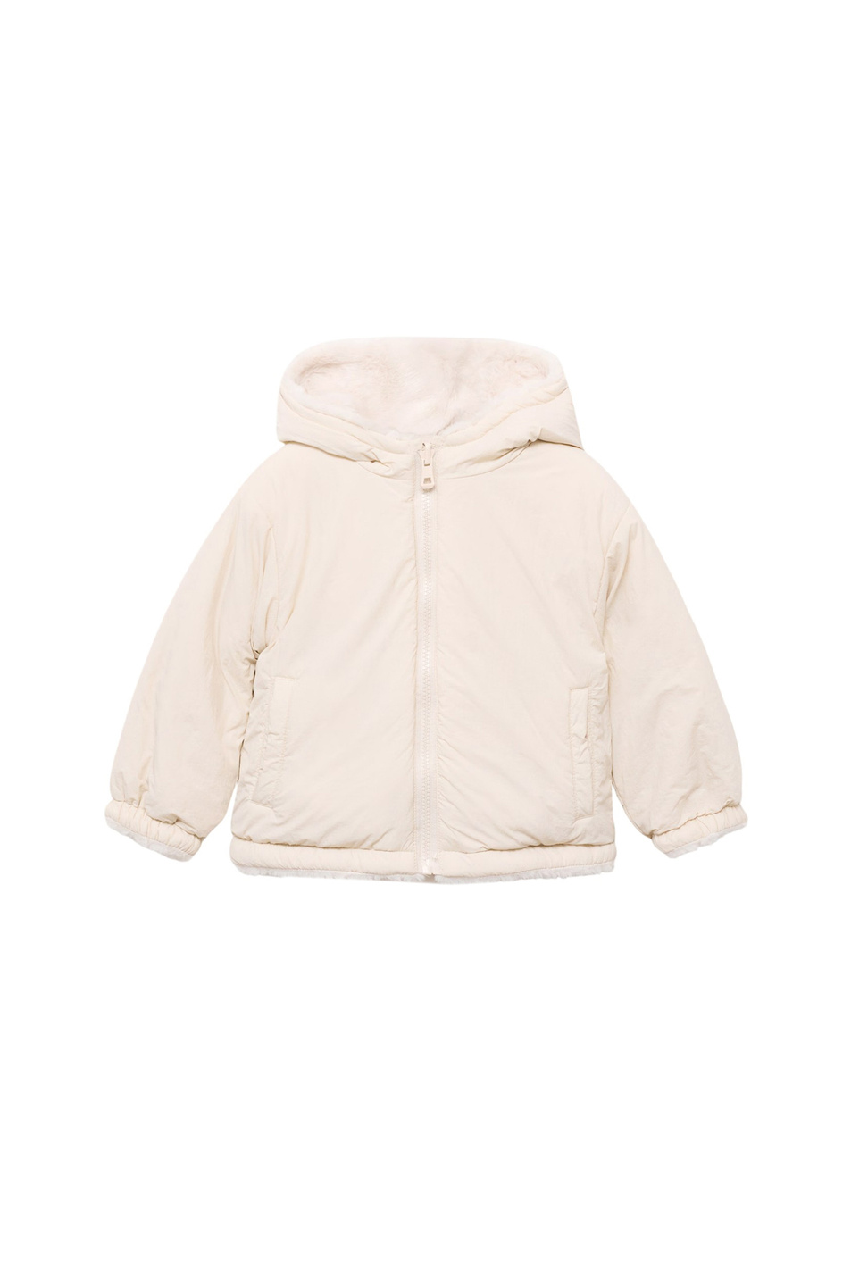 Девочкам Mango Kids Куртка COPITO двусторонняя (цвет ), артикул 17085968 | Фото 3