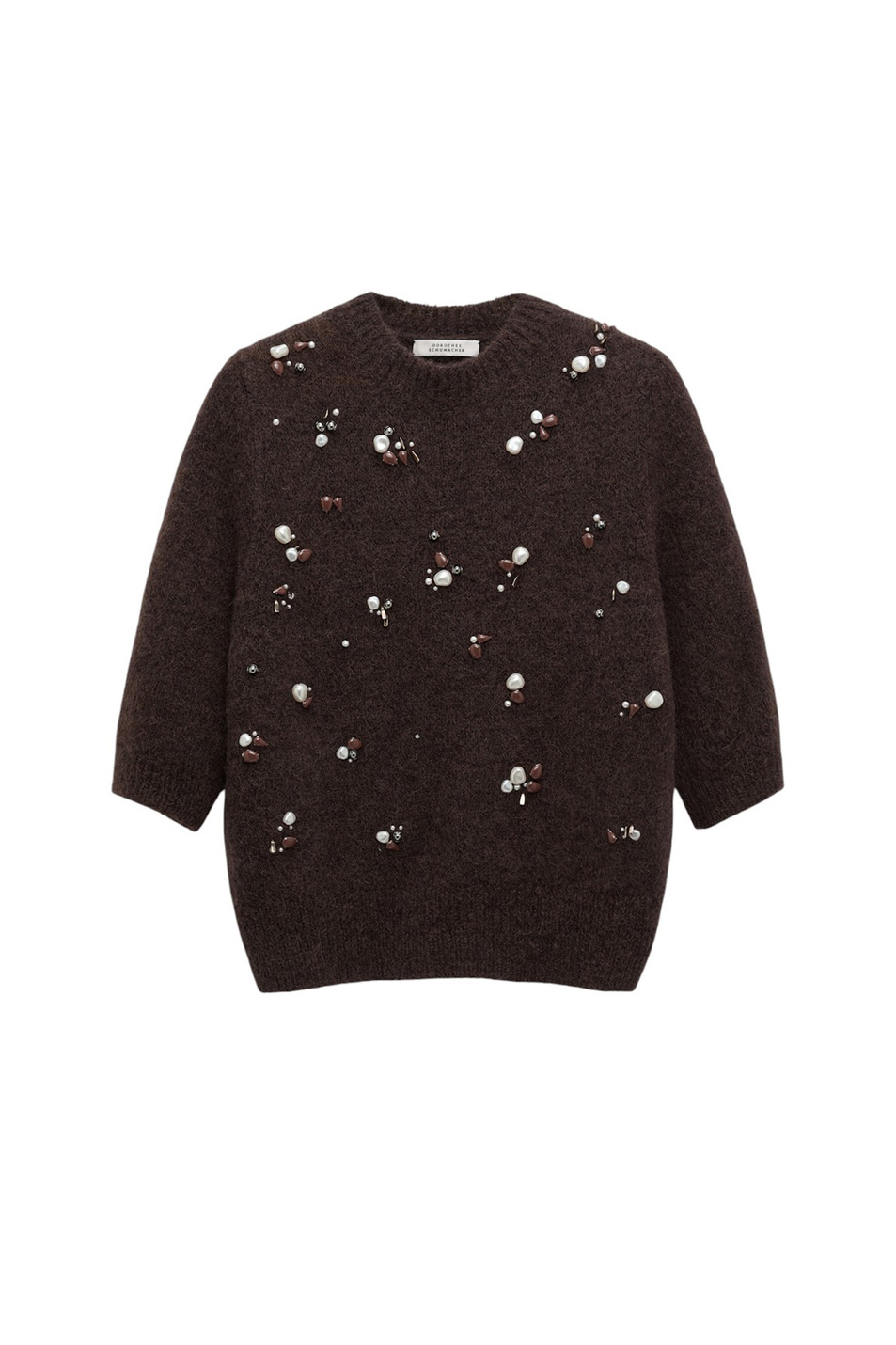 Женский Dorothee Schumacher Джемпер LOVING TOUCH с жемчужными бусинами (цвет ), артикул 216304 | Фото 1