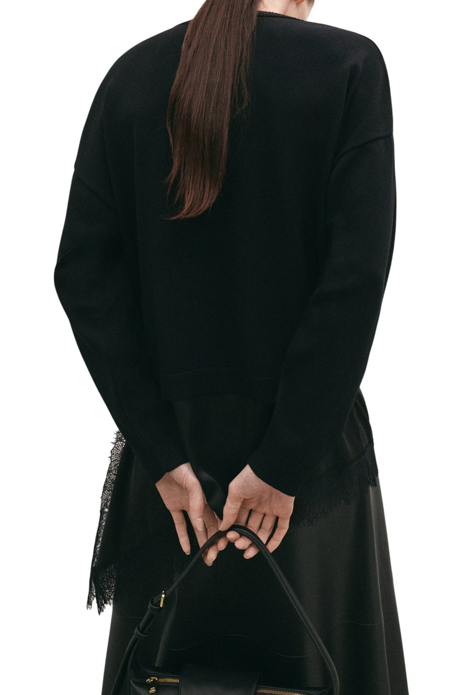 Женский Mango Джемпер WEBBY с кружевной отделкой (цвет ), артикул 27071534 | Фото 4