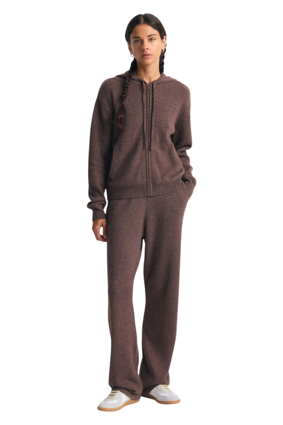 Женский Sporty & Rich Худи Isac из кашемира и шерсти (цвет ), артикул CA00283327BR03 | Фото 3