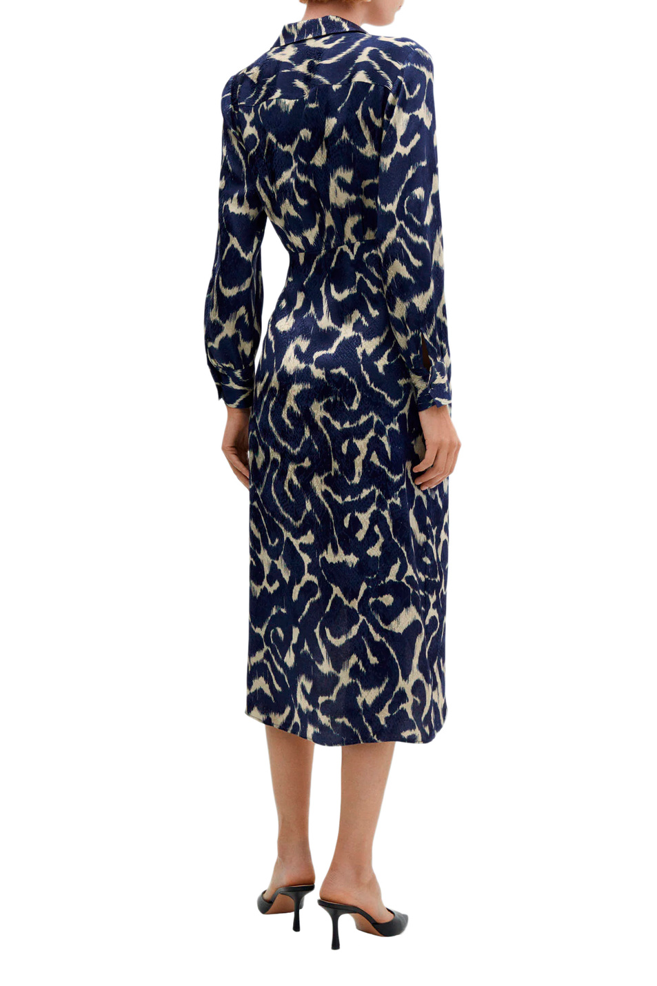 Женский Mango Платье BLUE с принтом (цвет ), артикул 57037736 | Фото 3