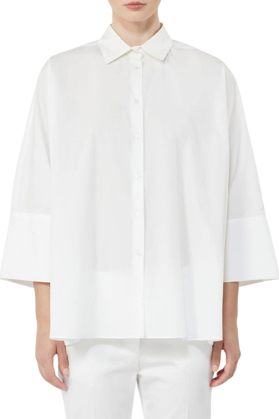 Женский Weekend Max Mara Рубашка HUDSON из хлопка (цвет ), артикул 2615111112 | Фото 4