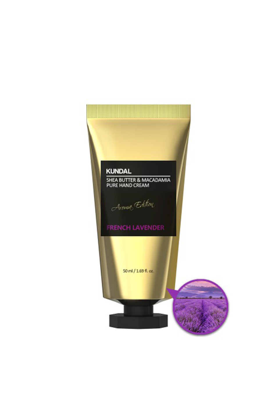 Не имеет пола KUNDAL Крем для рук SHEA BUTTER & MACADAMIA Pure Hand Cream FRENCH LAVENDER, 50 мл (цвет ), артикул K8809568745789 | Фото 1