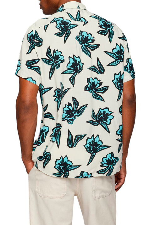 BOSS Рубашка с короткими рукавами и принтом (Мультиколор цвет), артикул 50467584 | Фото 4
