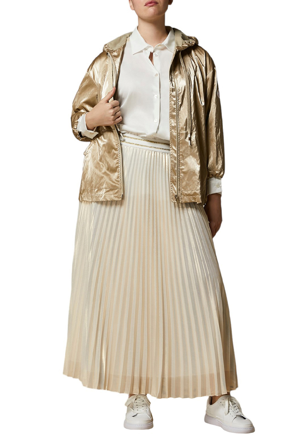 Женский Marina Rinaldi Рубашка FRESCO из натурального хлопка (цвет ), артикул 2418951016 | Фото 2