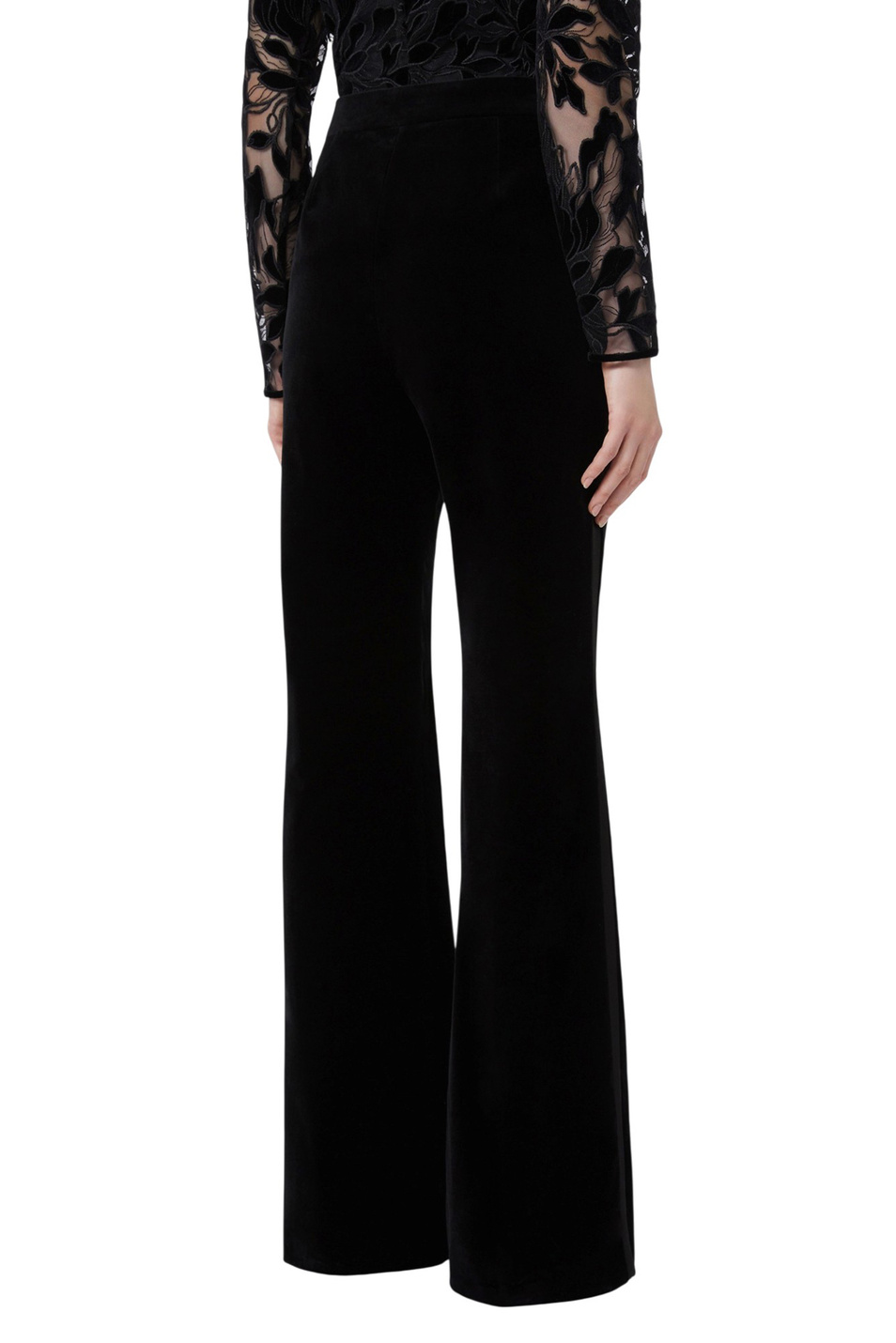 Женский Max Mara Брюки VETRINO из бархата (цвет ), артикул 2526136014 | Фото 4