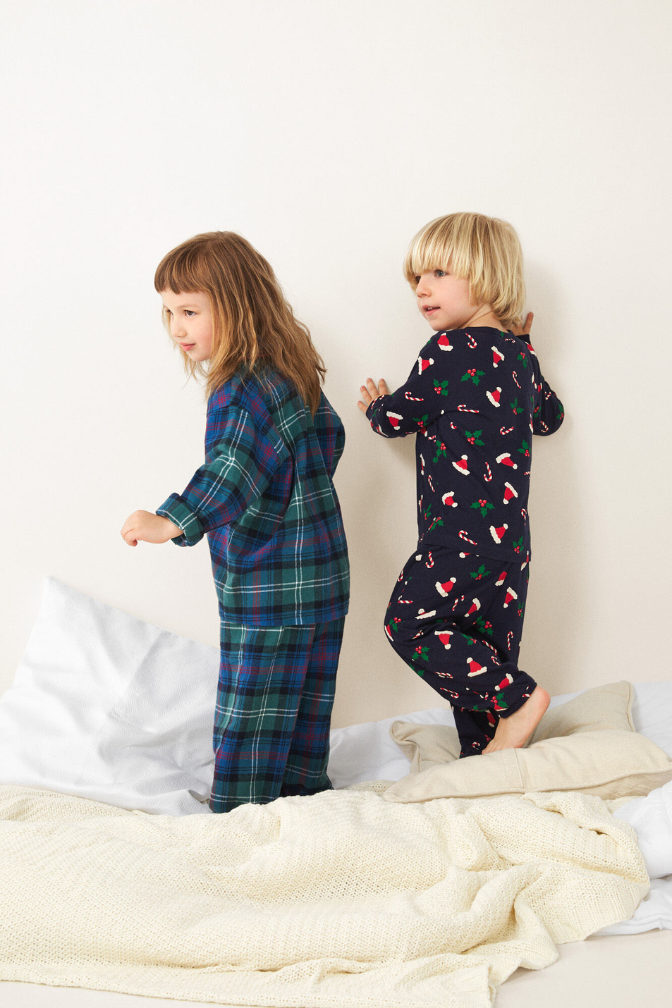 Женский Women'secret Длинная детская пижама в клетку (цвет ), артикул 3596923 | Фото 3