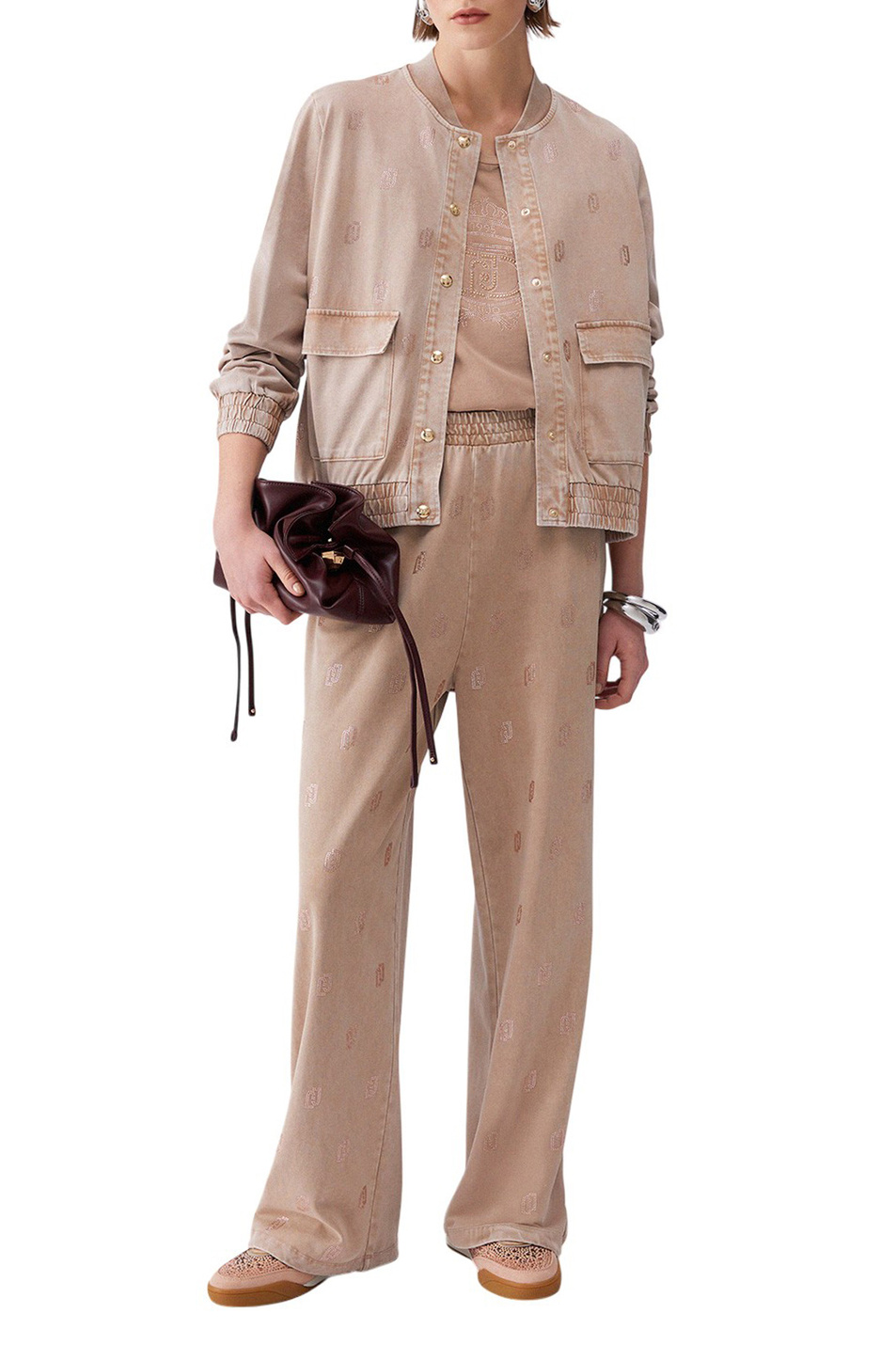 Женский Liu Jo Брюки со стразами (цвет ), артикул TA6102JS008 | Фото 2