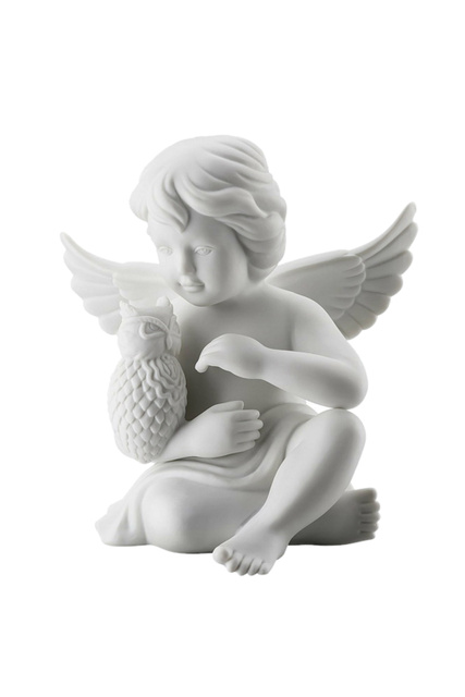 Фигурка "Ангел с совой"|Основной цвет:Белый|Артикул:69056-000102-90528 | Фото 1