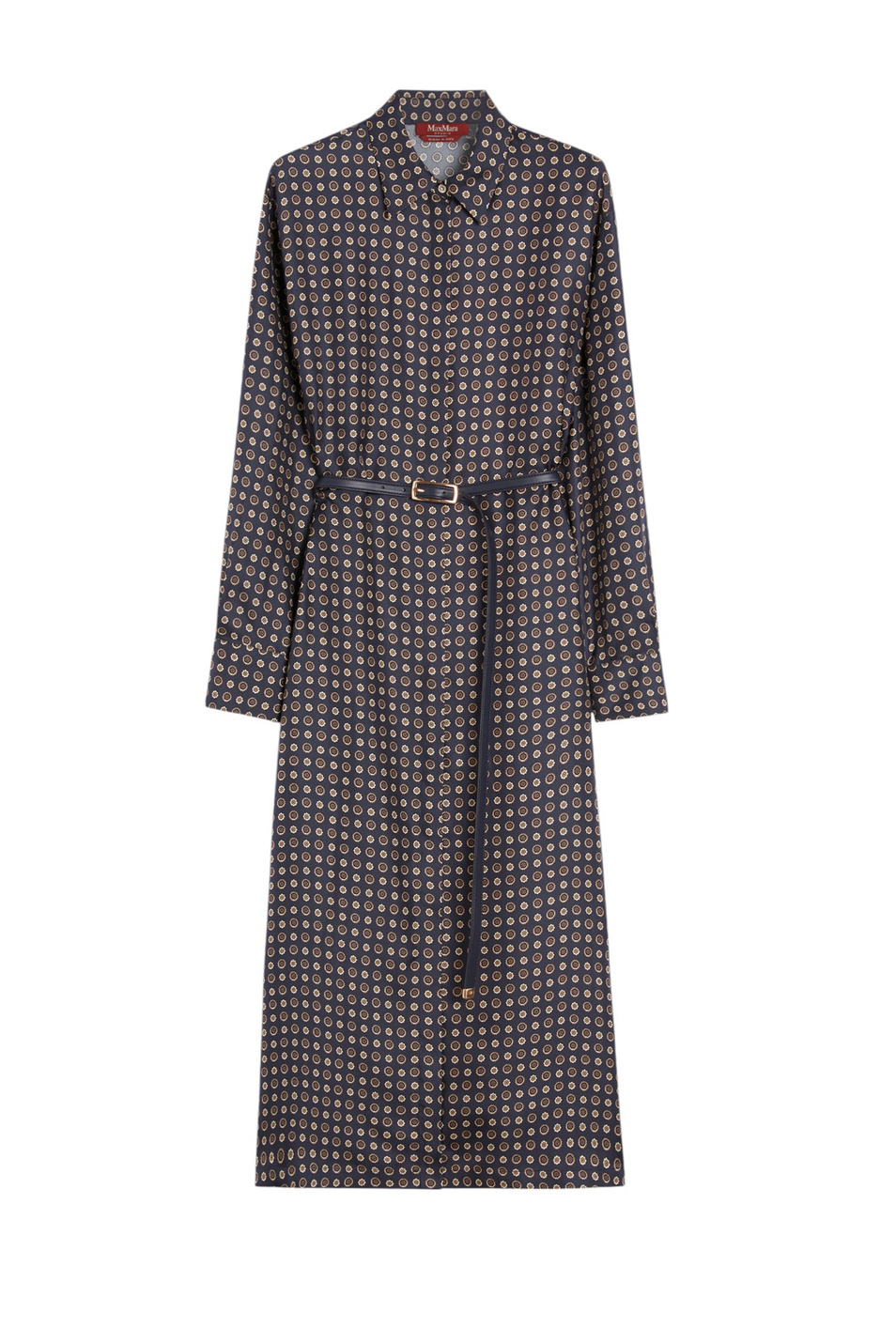 Женский Max Mara Платье MISTER из шелка с ремнем (цвет ), артикул 2526226101 | Фото 1