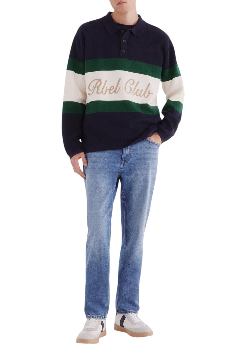 Мужской Springfield Джинсы из эластичного хлопка (цвет ), артикул 1752027 | Фото 2