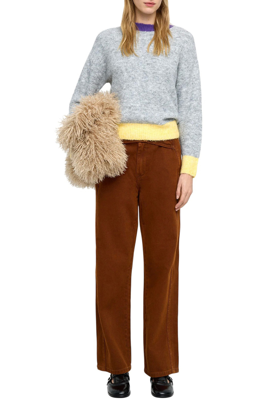 Женский Parfois Джемпер с контрастными краями (цвет ), артикул 241940 | Фото 2