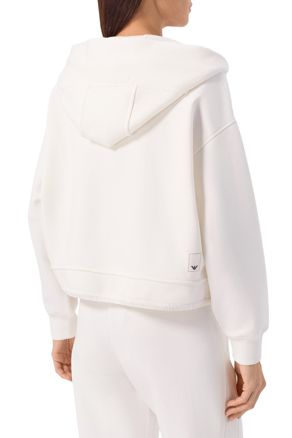 Женский Emporio Armani Толстовка из смесового хлопка (цвет ), артикул EW001358-AF10002 | Фото 5