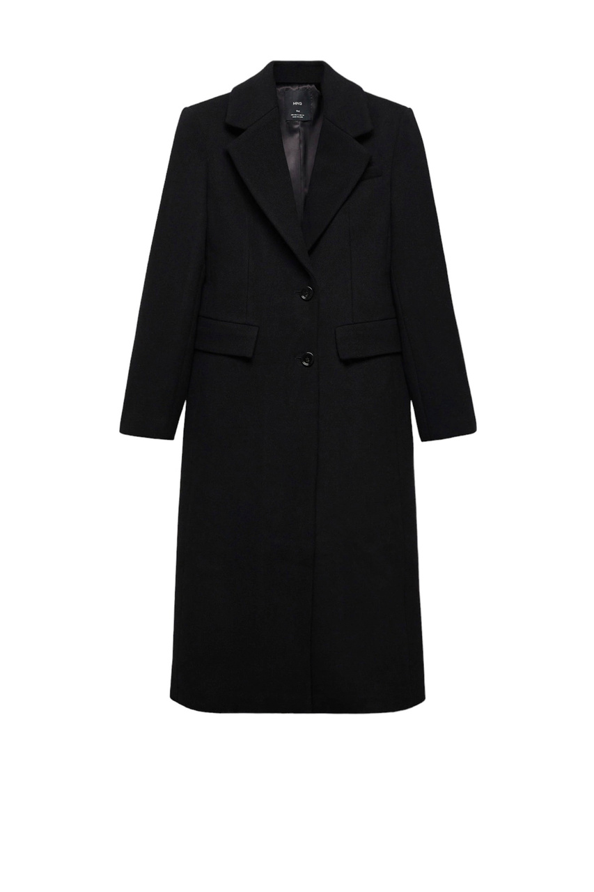Пальто LINDA из смесовой шерсти|Основной цвет:Черный|Артикул:67070652 | Фото 1
