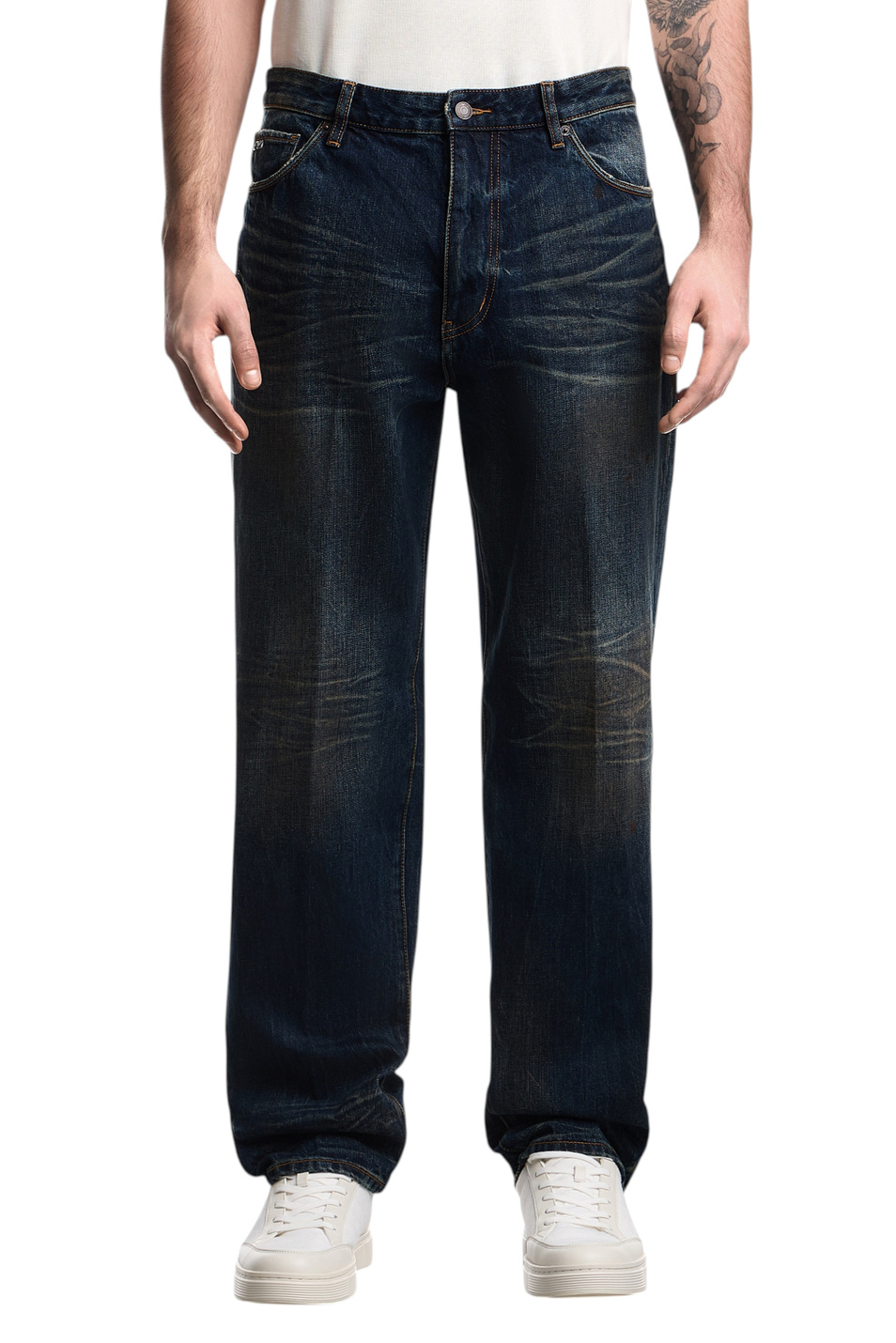 Мужской Emporio Armani Джинсы из хлопка (цвет ), артикул EM005656-AF25209 | Фото 3