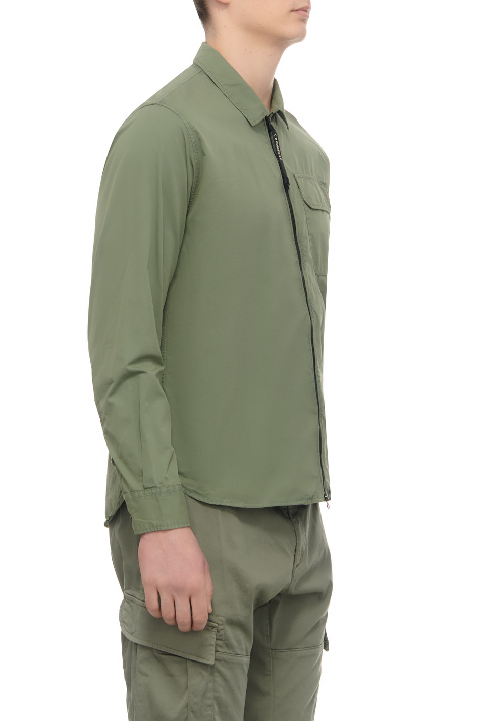 Мужской C.P. Company Рубашка из натурального хлопка (цвет ), артикул 16CMSH158A002824G | Фото 3