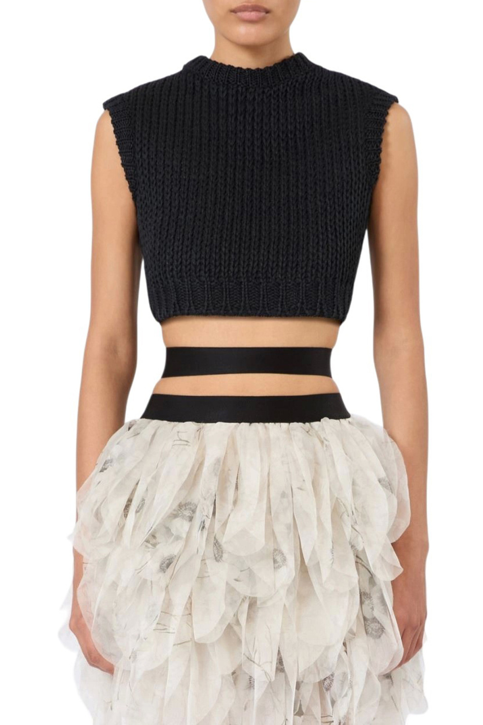 Женский Max Mara Топ VOLTO укороченный (цвет ), артикул 2611361483 | Фото 3