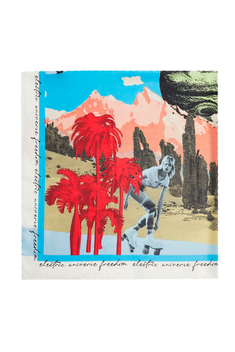 Parfois Квадратный шейный платок с принтом ( цвет), артикул 195651 | Фото 1