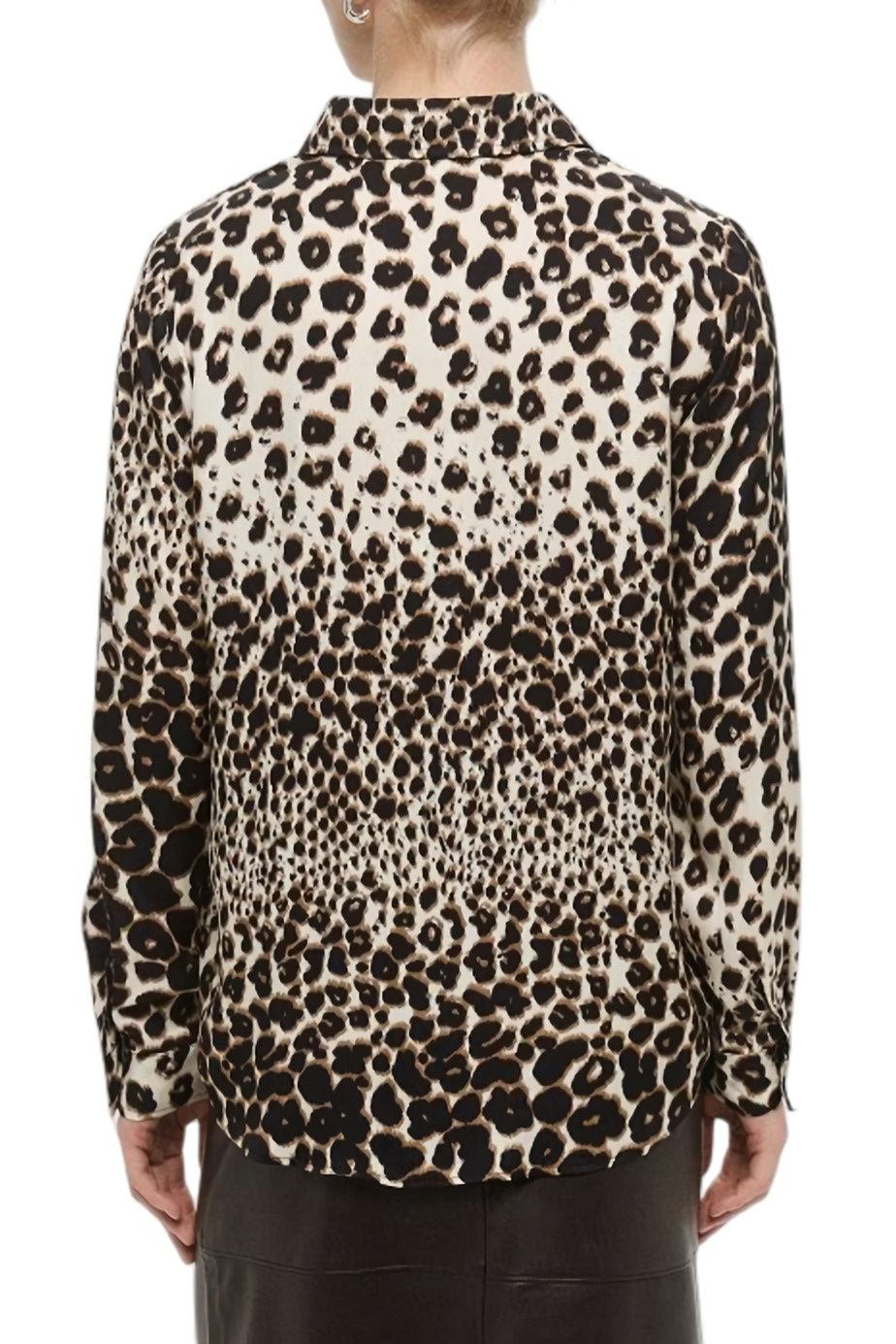 Блузка OLIVIA с леопардовым принтом|Основной цвет:Коричневый Женский Emme Marella Блузка OLIVIA с леопардовым принтом (цвет ), артикул 2525116181 | Фото 5