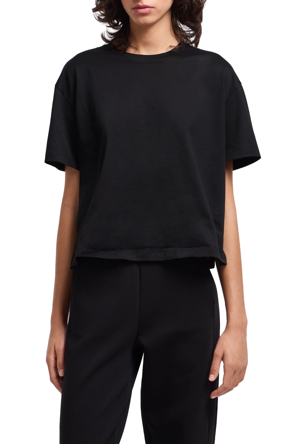 Женский Emporio Armani Футболка из хлопка (цвет ), артикул EW002922-AF10003 | Фото 2