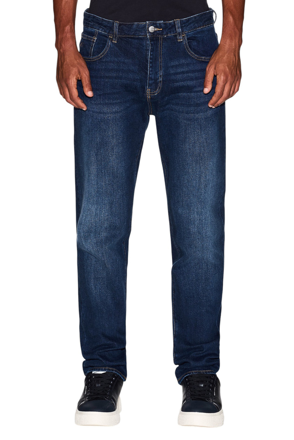 Мужской Armani Exchange Джинсы из эластичного хлопка (цвет ), артикул XM000069-AF14265 | Фото 3