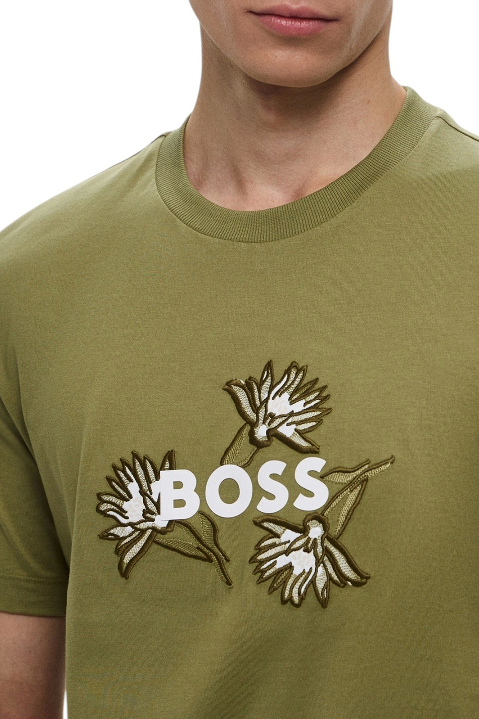 Мужской BOSS Футболка Thompson из хлопка (цвет ), артикул 50536796 | Фото 6