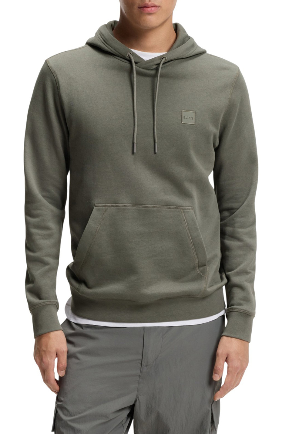 Мужской BOSS Худи Wetalk из хлопка с логотипом (цвет ), артикул 50509314 | Фото 3